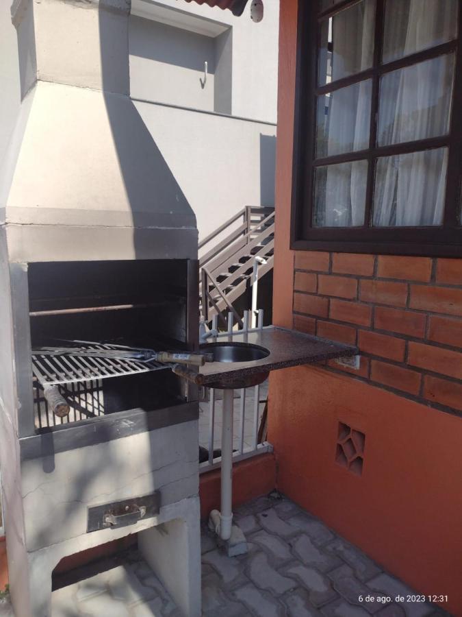 Apartamento Estilo Chale - Enxaimel Bombinhas Bagian luar foto