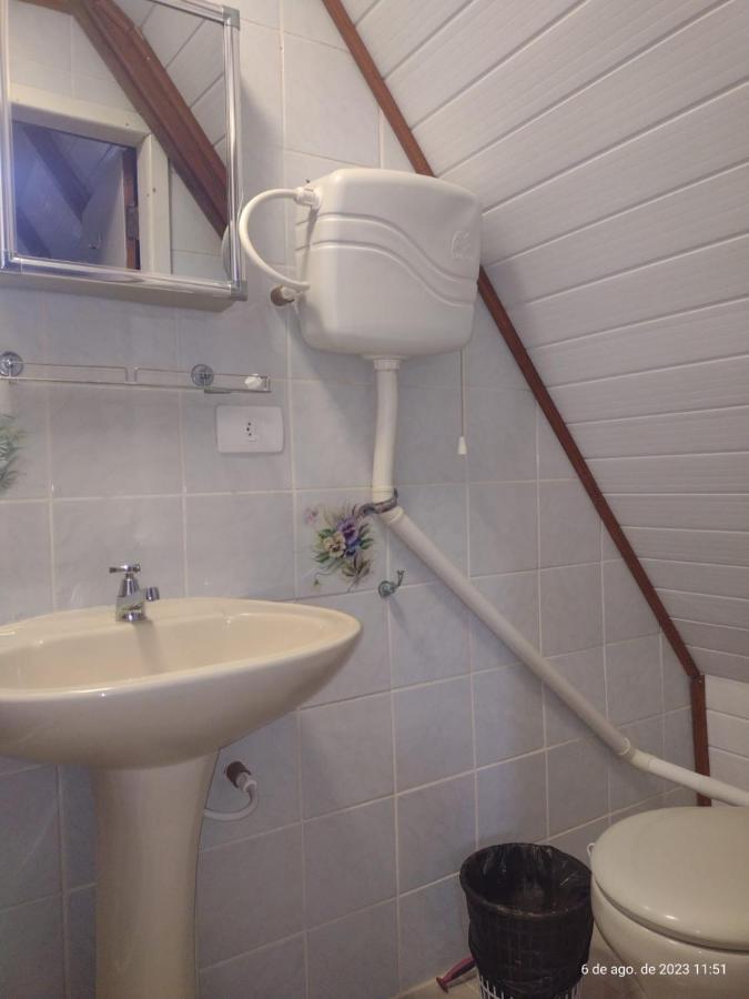 Apartamento Estilo Chale - Enxaimel Bombinhas Bagian luar foto