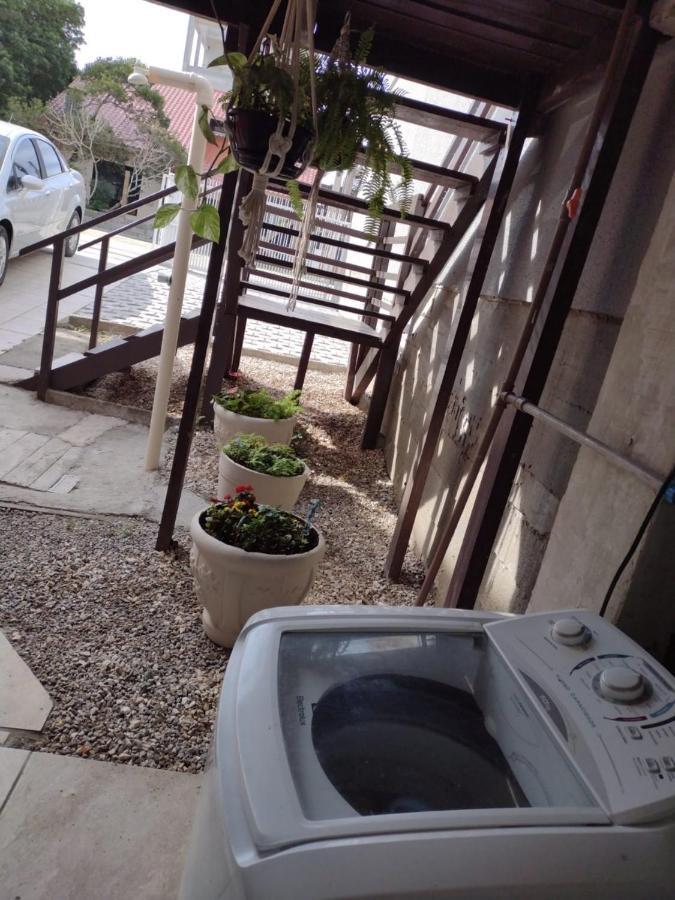 Apartamento Estilo Chale - Enxaimel Bombinhas Bagian luar foto